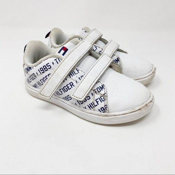 Tommy Hilfiger Logo Sneakers 8 Toddler - Picture 1 of 8